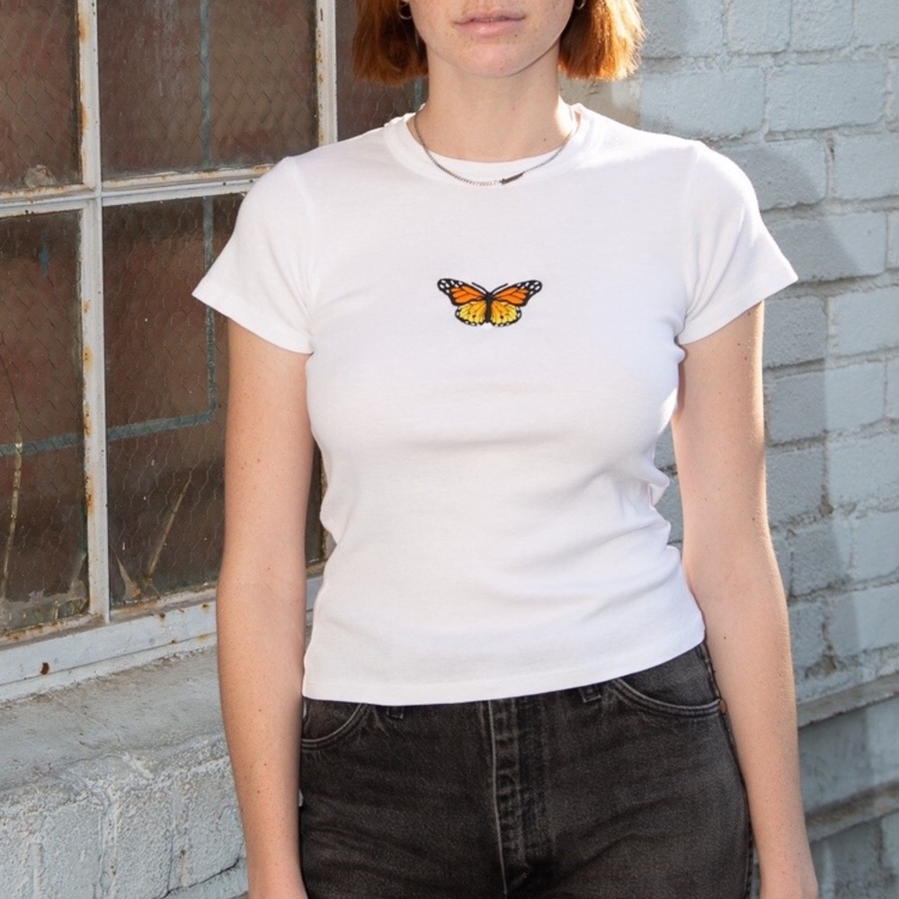 Brandy Melville Jamie butterfly top